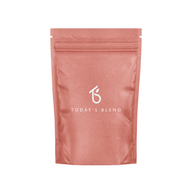 yerba mate Granaatappel & Papaya – exotische blend in gouden pouch